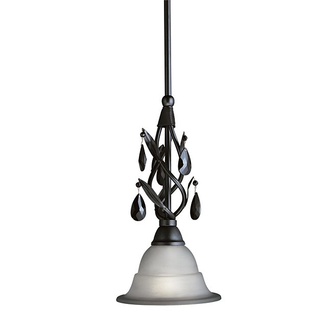 Woodbridge Lighting Avigneau 1 light Black Mini Pendant