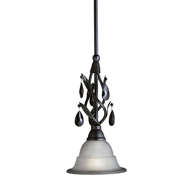 Woodbridge Lighting Avigneau 1-light Black Mini Pendant