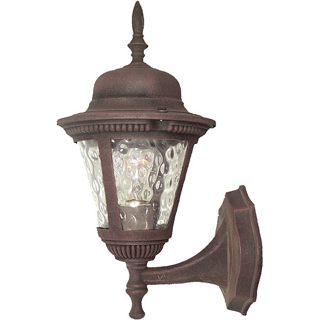 Woodbridge Lighting Basic 1light Rust Outdoor Wall Light Free