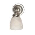 Woodbridge Lighting Basic 1-light Satin Nickel Bath Sconce
