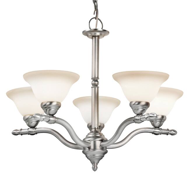 Woodbridge Lighting Cambria 5-light Satin Nickel Chandelier