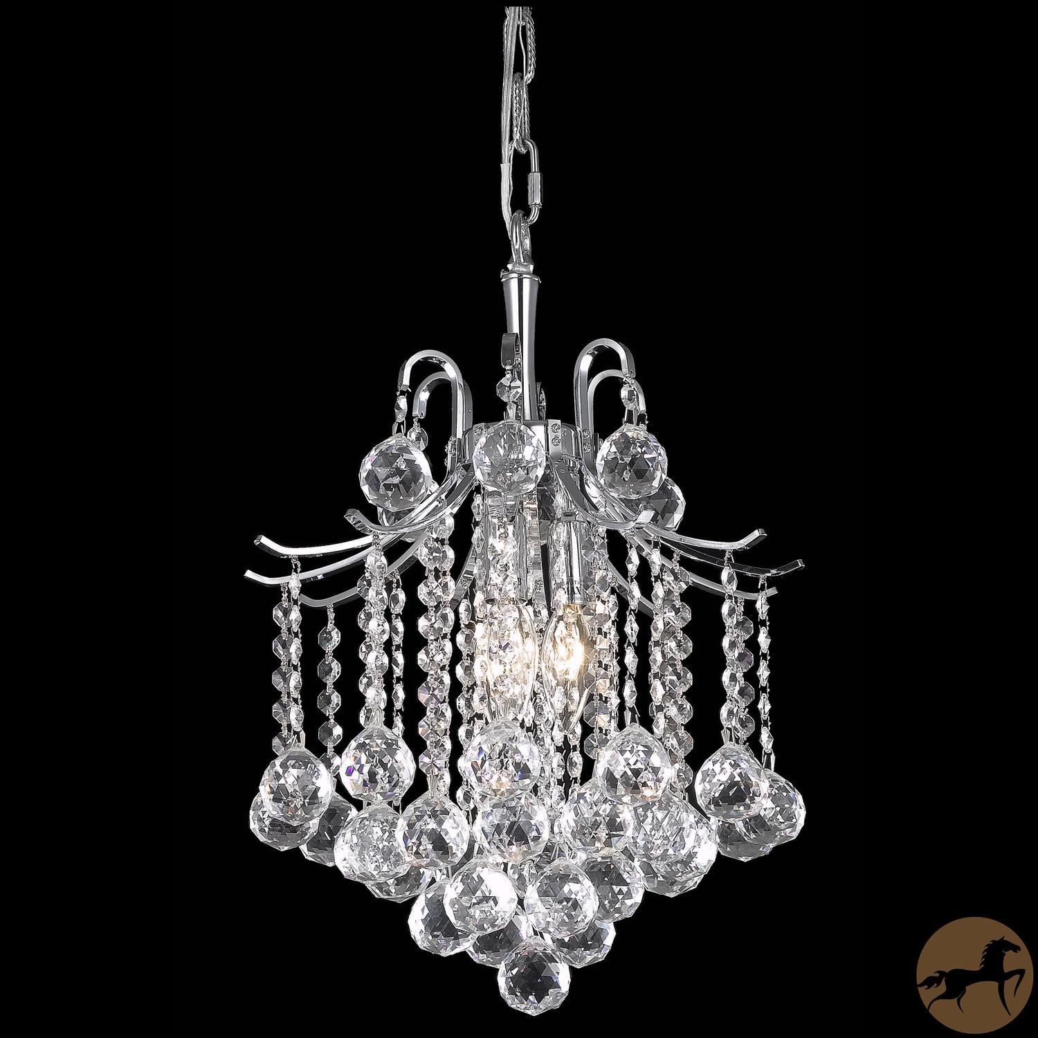 17 Christopher Knight Home Crystal 3 light Chrome Chandelier