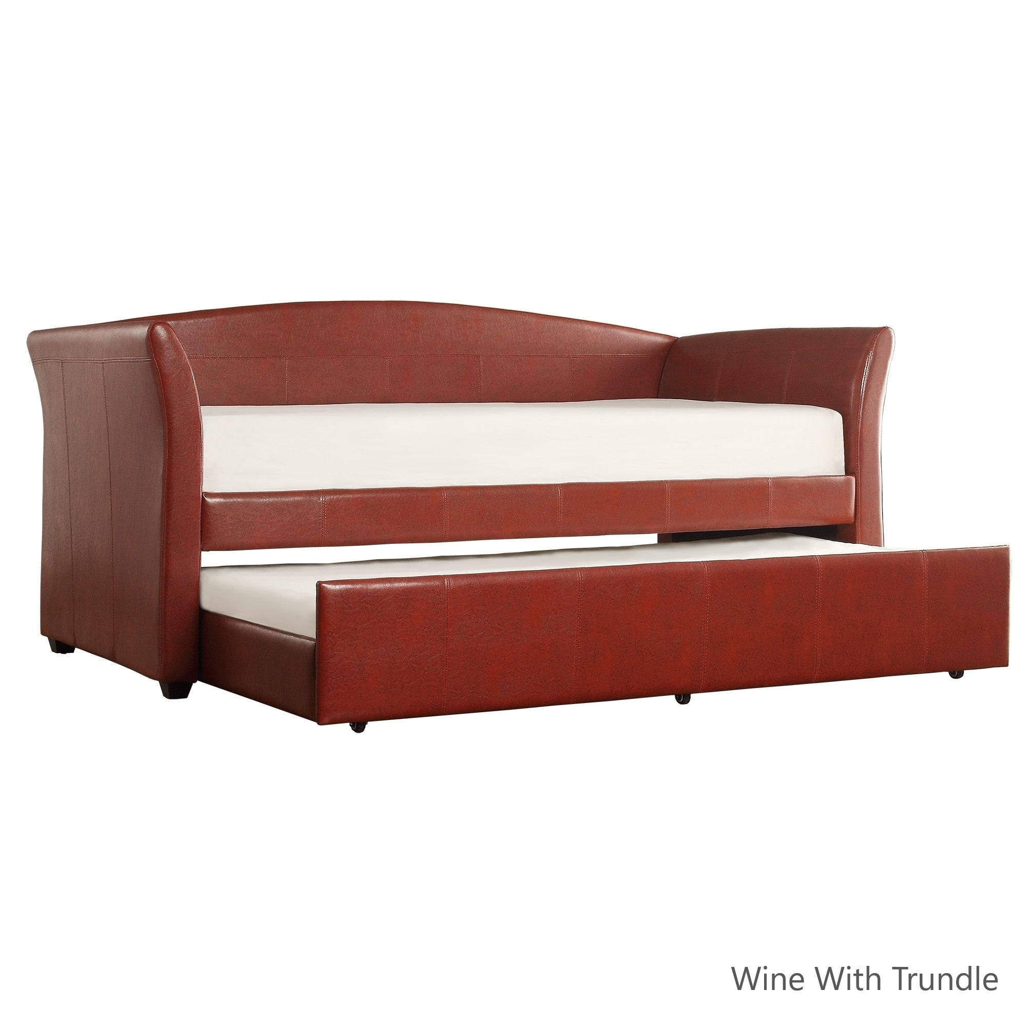 Shop Deco Faux Leather Daybed And Trundle By Inspire Q Bold On