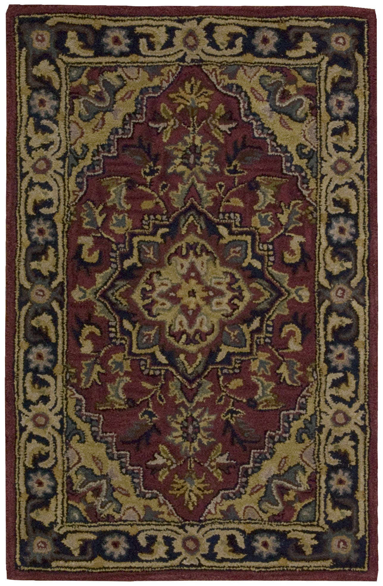 Nourison Hand tufted Caspian Red Wool Accent Rug (26 X 4)