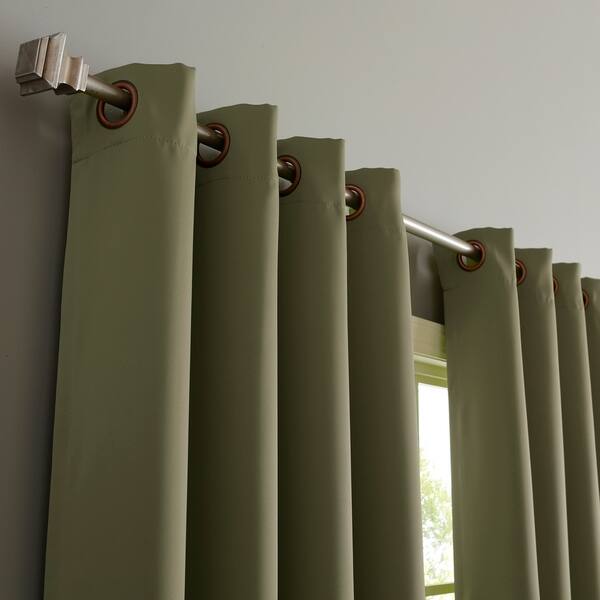 Shop Fire Retardant 95 Inch Blackout Curtain Pair Free Shipping