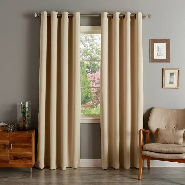 Shop Fire Retardant 95 Inch Blackout Curtain Pair Free Shipping