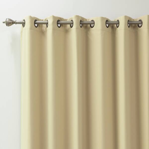 Shop Aurora Home Wide Fire Retardant 96 Inch Blackout Curtain