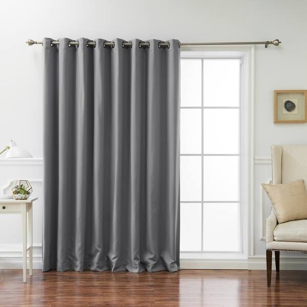 Shop Aurora Home Wide Fire Retardant 96 Inch Blackout Curtain
