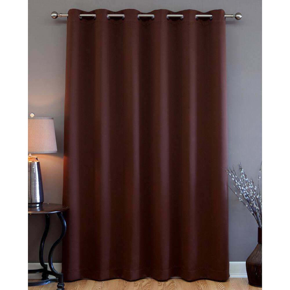 Aurora Home Wide Fire Retardant 84-inch Blackout Curtain Panel - 80 x 84