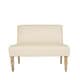 preview thumbnail 2 of 1, Handy Living Bradstreet Marzipan Cream Renu Armless Loveseat
