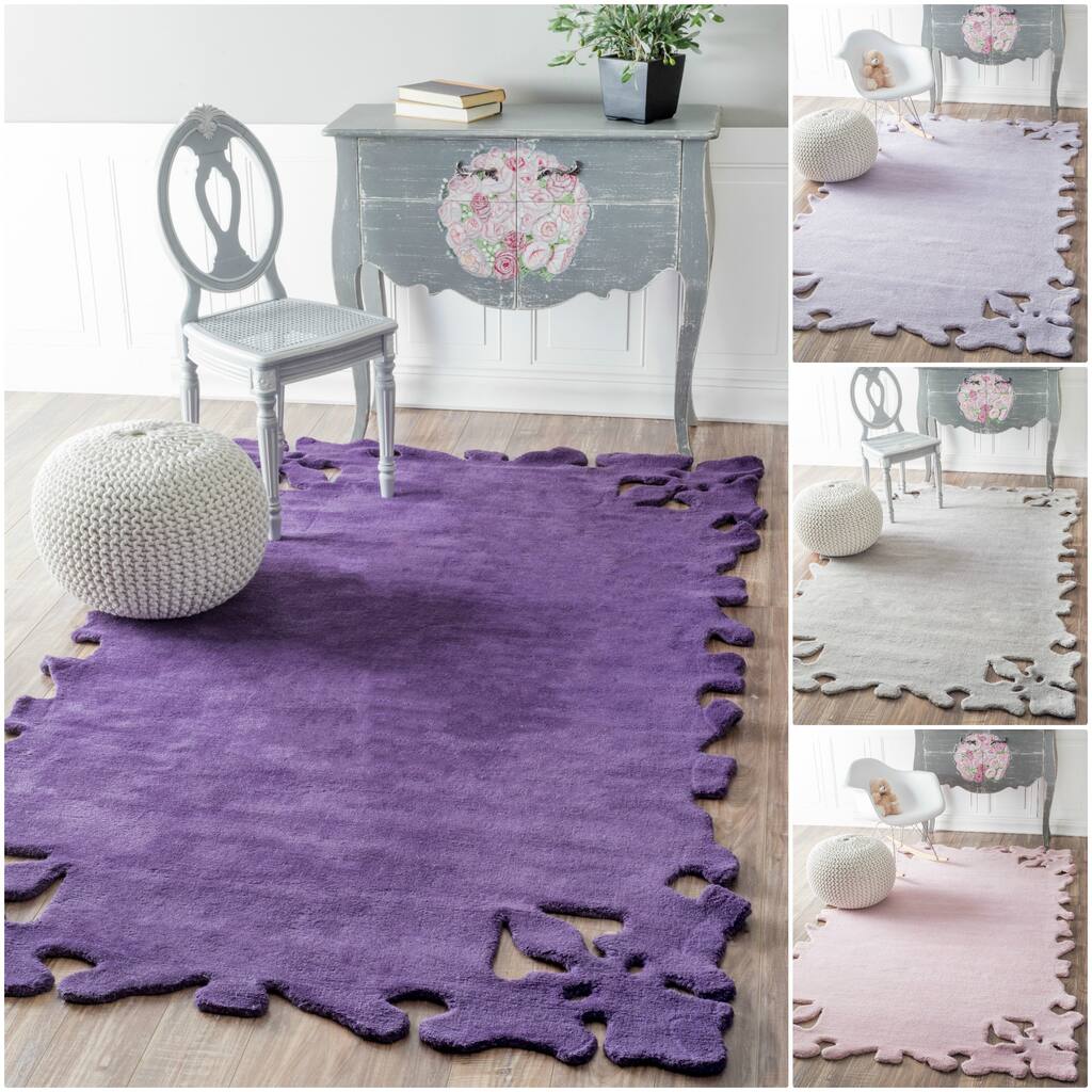 Nuloom Handmade Moda Carved New Zealand Wool Area Rug