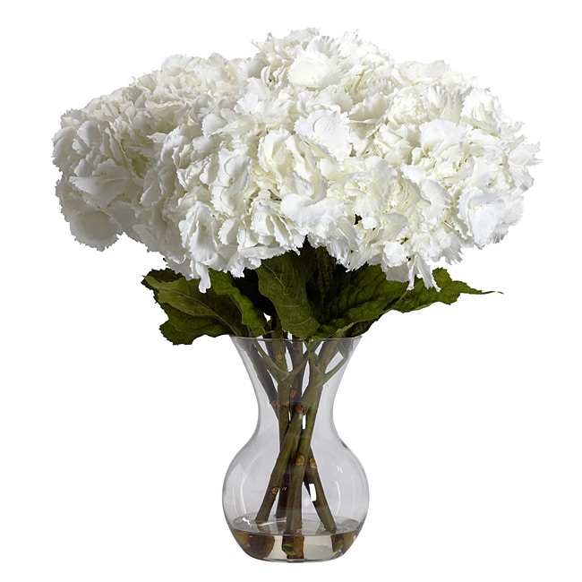 Large Hydrangea With Vase