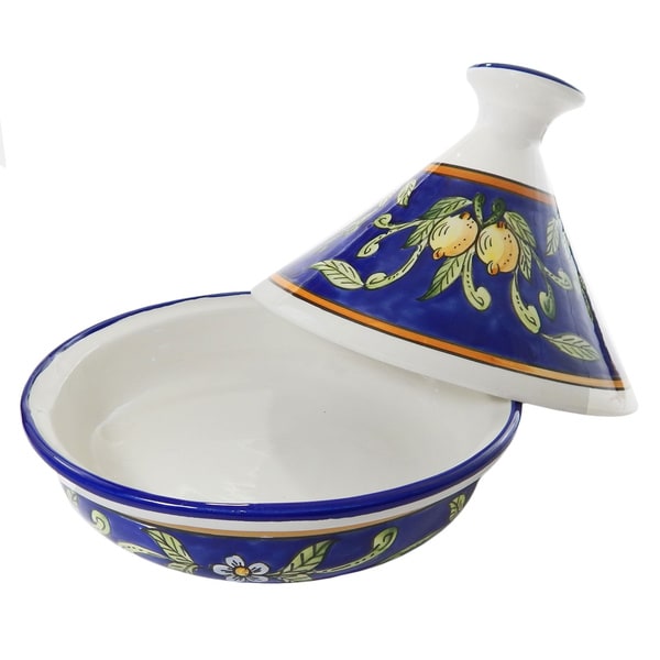 Citronique Design Ceramic 10 inch Tagine (Tunisia)  