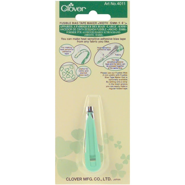 Clover Fusible Bias Tape Maker (.25 inch) (6mm )