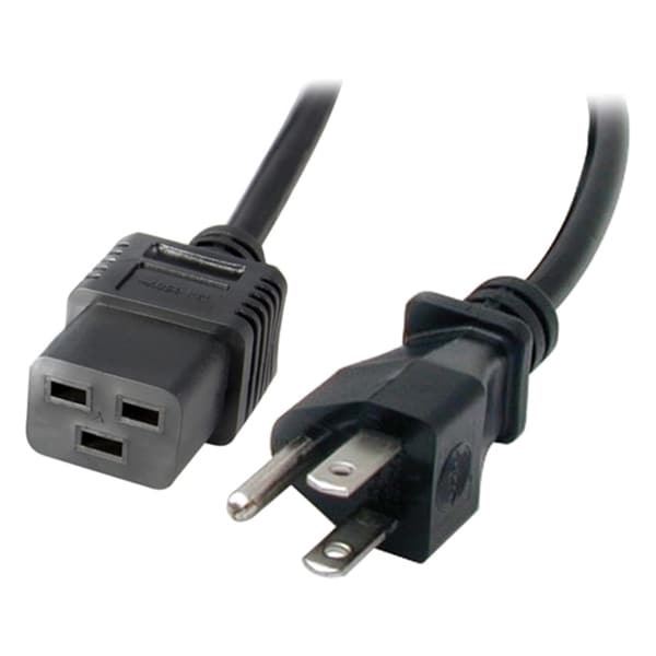 StarTech 8 ft Computer Power Cord   NEMA 5 15P to IEC 320 C19