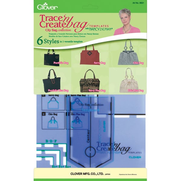 Trace 'n Create Bag Templates with Nancy Zieman City Bag Collection