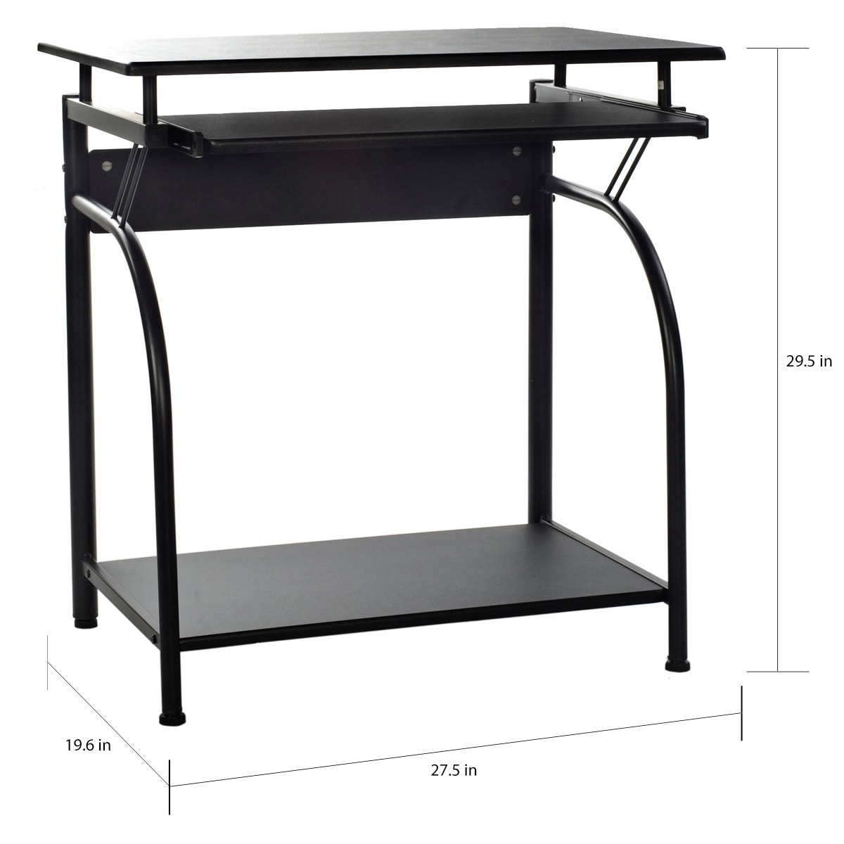 Shop 50 1001 Stanton Computer Desk With Pullout Keyboard Tray