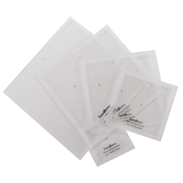 Shop Fons Porter Fussy Cut 5 piece Template Set Free Shipping On Orders Over 45 Overstock