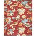 Safavieh Handmade Blossom Red Wool Area Rug - 8'9' x 12'