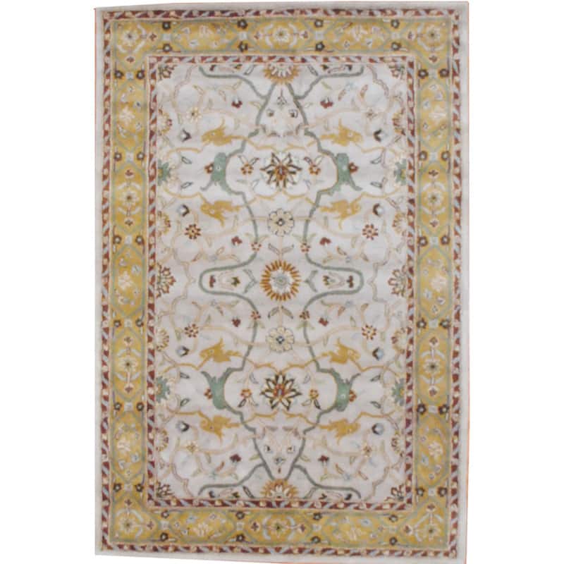 HERAT ORIENTAL Handmade Mahal Wool Rug - 2' x 3'