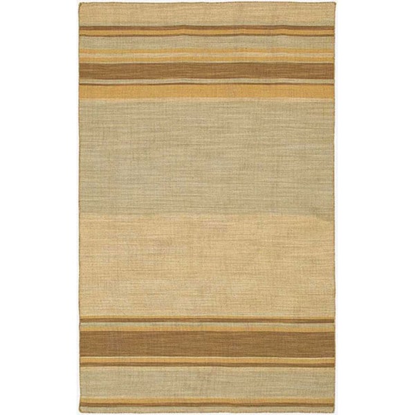 Flat Weave Wool Rug (5 x 8)   13907885   Shopping