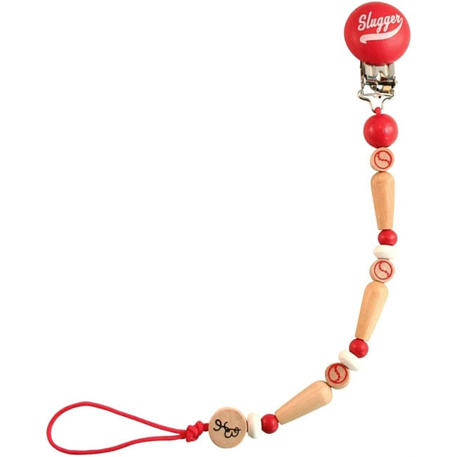 Bink Link Slugger Red Pacifier Attacher