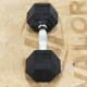 Valor Fitness RH-12 Rubber Hex Dumbbells for Strengthening and Toning Muscles- 12lb (Pair) - Thumbnail 2