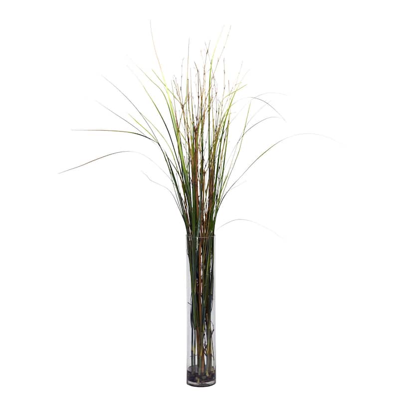Grass and Bamboo Cylinder Silk Plant