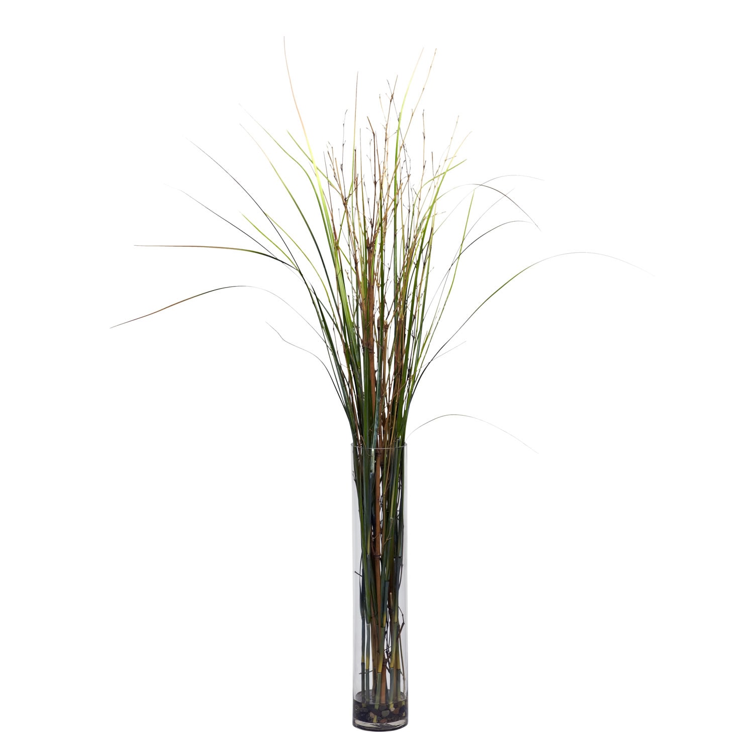 Grass and Bamboo Cylinder Silk Plant