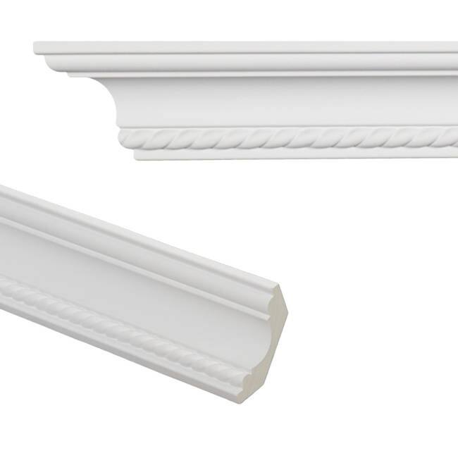 Rope 3.1-inch Crown Molding (8 pieces)
