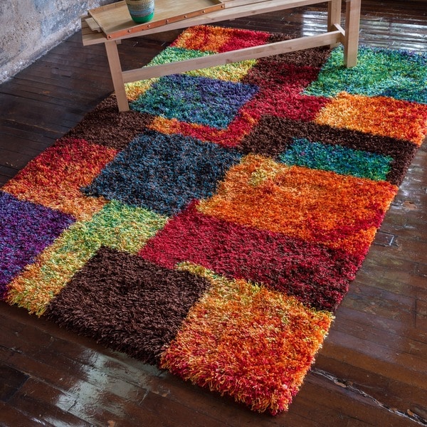 Stella Multi Shag Rug (77 x 105)   13910676   Shopping