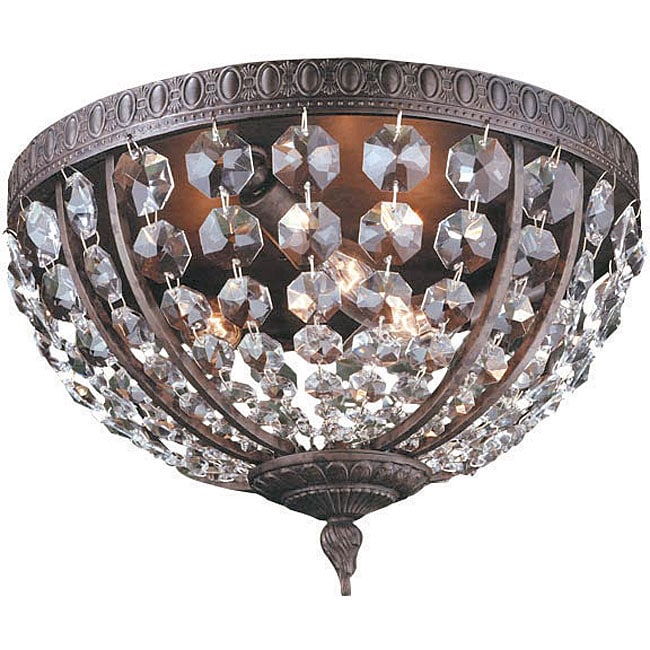 World Imports Bijoux Collection 3 light Flushmount