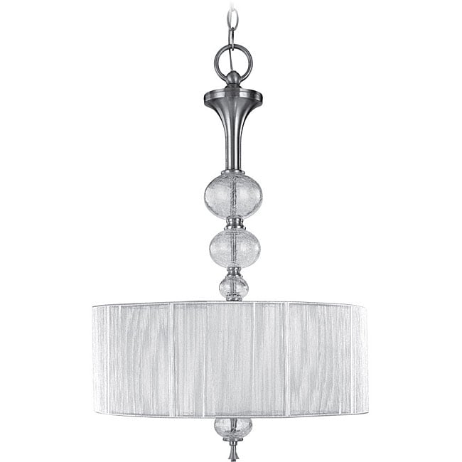 World Imports Bayonne Collection 3-light Hanging Inverted Pendant