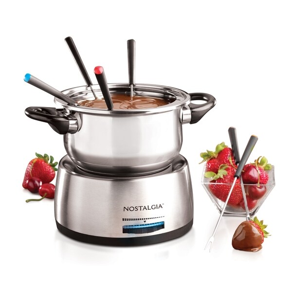 Nostalgia CFF1000 Mini Fondue Pot - Thumbnail 4