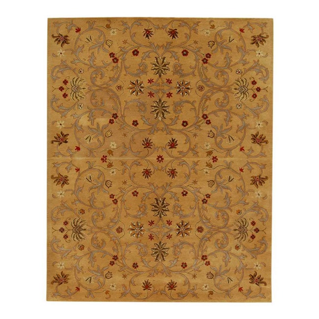 Lascar Hand tufted Sand Wool Rug (5 X 8)