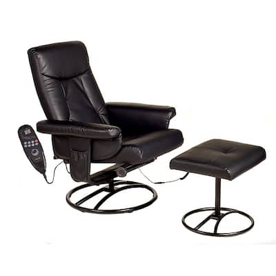 Comfort Products Relaxzen 8-Motor Massage/ Heat Recliner - Black