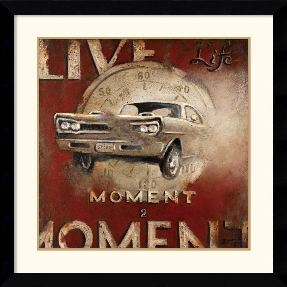Janet Kruskamp 'Live Life' Framed Art Print