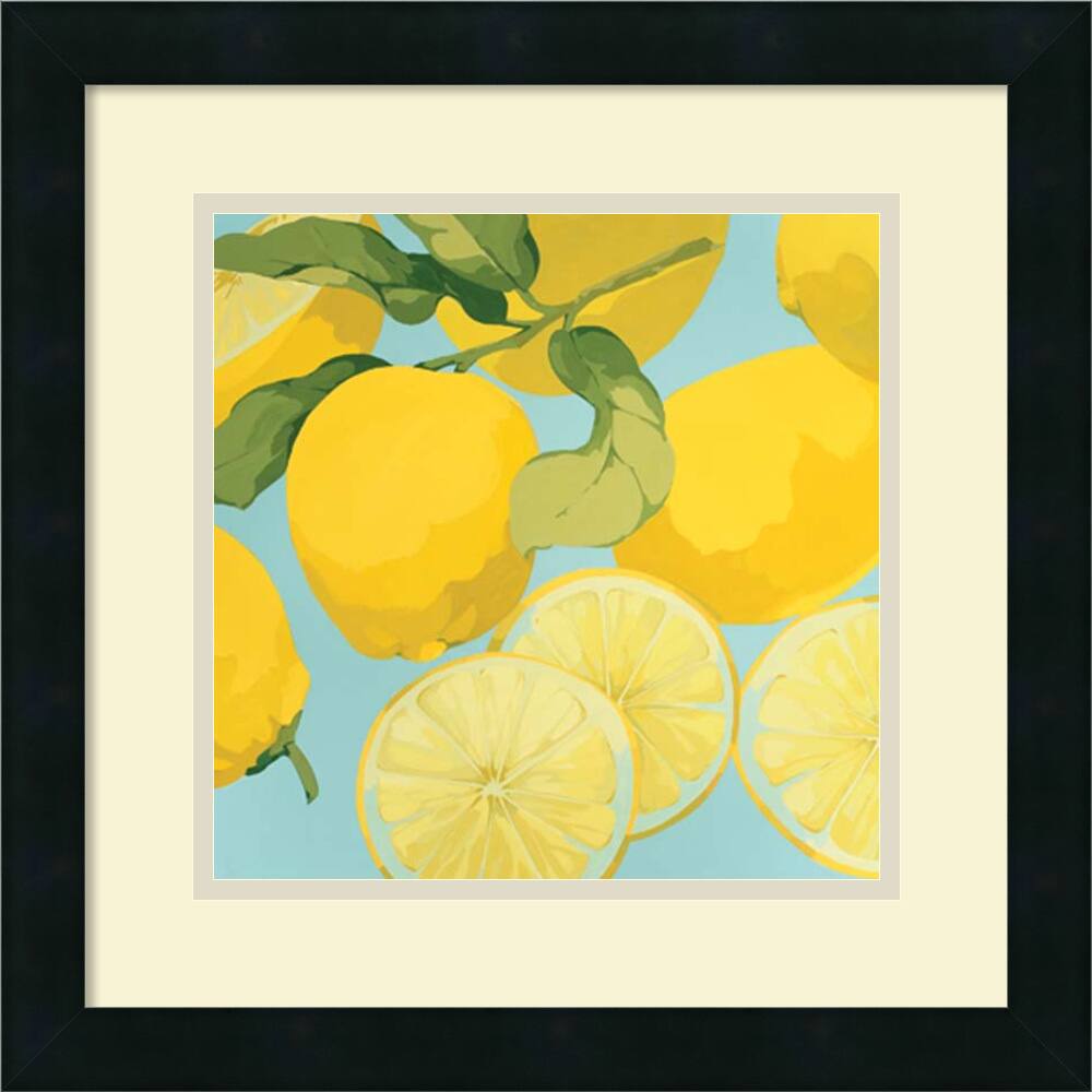 Martha Negley Fresh Lemons Framed Art Print