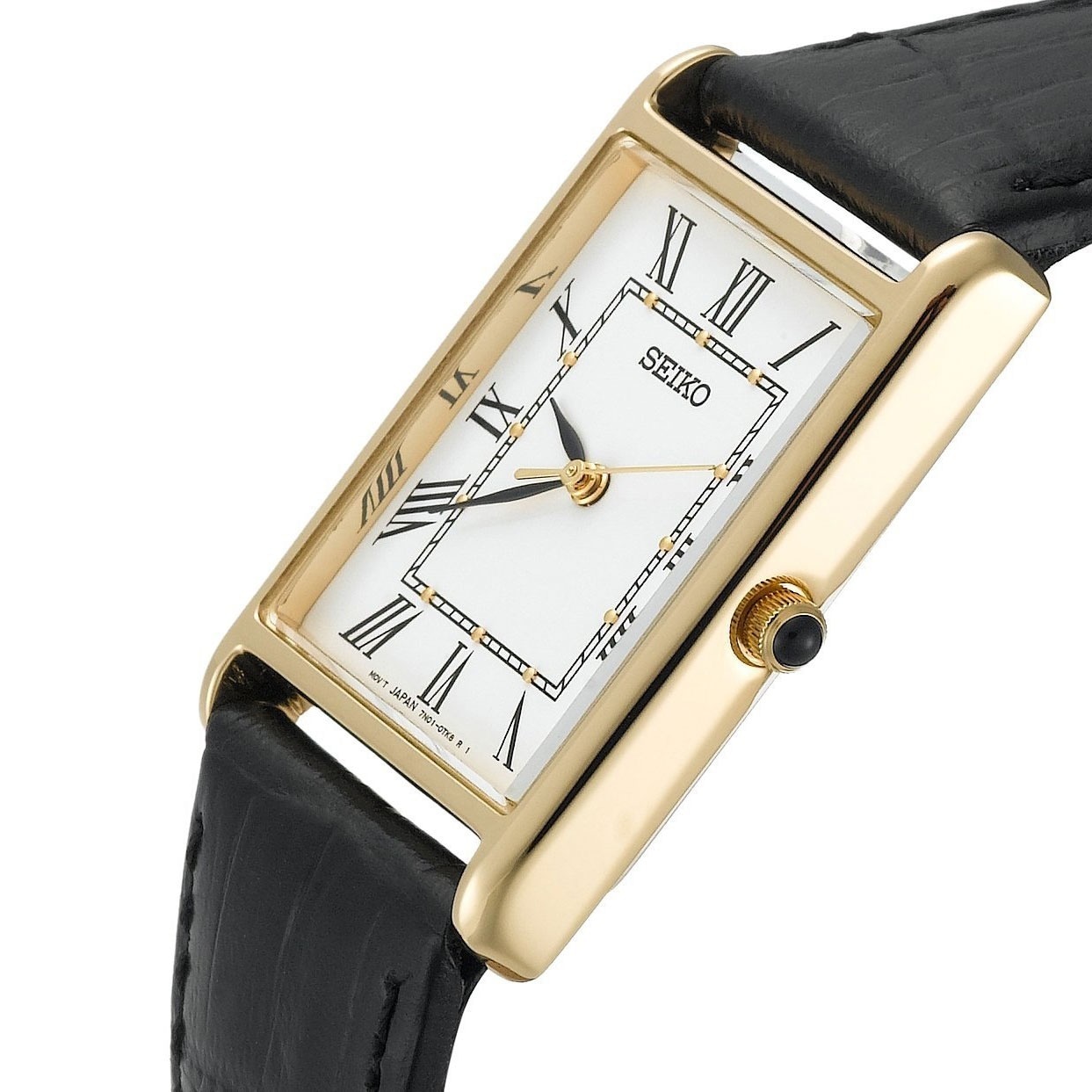 seiko men's rectangular watches
