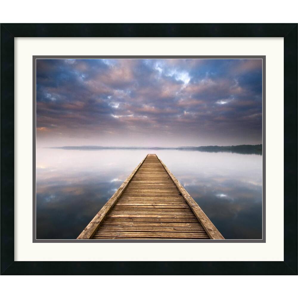 Framed Art Print 'Lake Walk III' by Jonathan Chritchley 26 x 22-inch