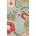 Safavieh Handmade Blossom Blue Wool Rug (2'6 x 4')