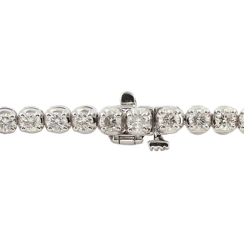Auriya 3 carat TW Round Diamond Tennis Bracelet 14k Gold