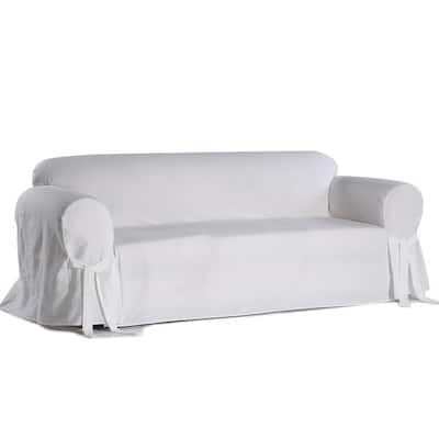 White Cotton Sofa Couch Slipcovers Online At White Cotton Sofa Couch Slipcovers