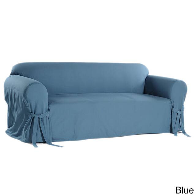 Classic Slipcovers Machine-Washable Cotton Duck Sofa Slipcover