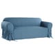 preview thumbnail 4 of 7, Classic Slipcovers Machine-Washable Cotton Duck Sofa Slipcover Blue