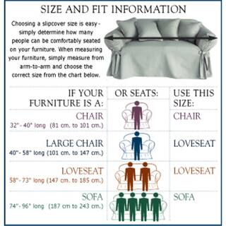 Classic Slipcovers Machine-Washable Cotton Duck Sofa Slipcover