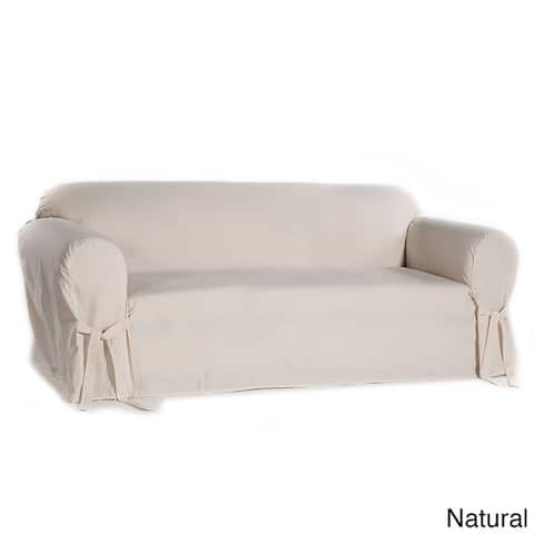 Classic Slipcovers Machine-Washable Cotton Duck Sofa Slipcover