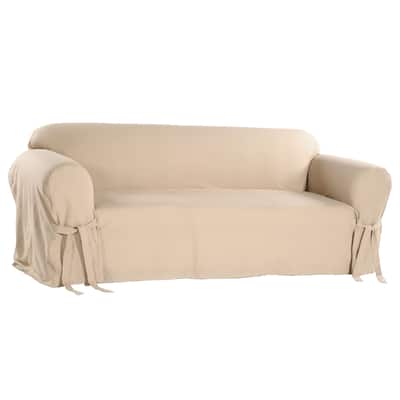 Classic Slipcovers Cotton Duck Casual-Fit Loveseat Slipcover