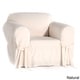 preview thumbnail 5 of 7, Classic Slipcovers Cotton Duck Chair Slipcover Natural
