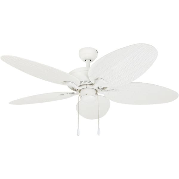 Shop Ecosure Siesta Key White 52 Inch Tropical Ceiling Fan With